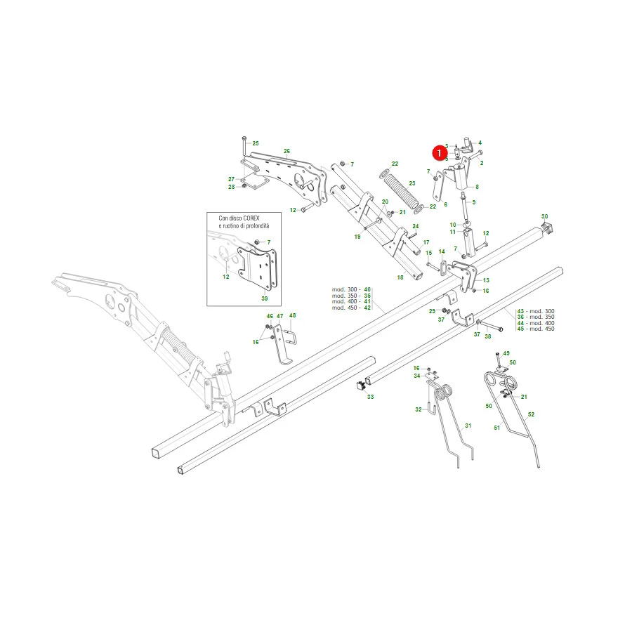 Maschio Gaspardo - G22270235R - Handle
