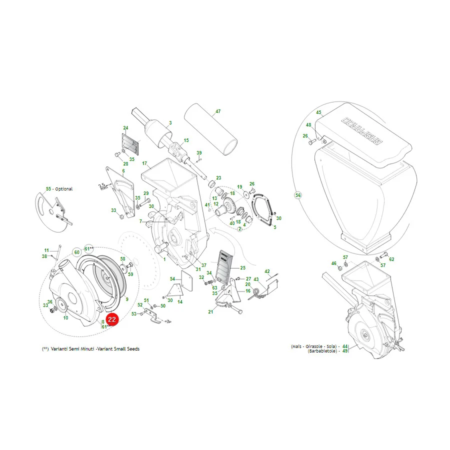 Maschio Gaspardo - G66248068R - Distributor Seal
