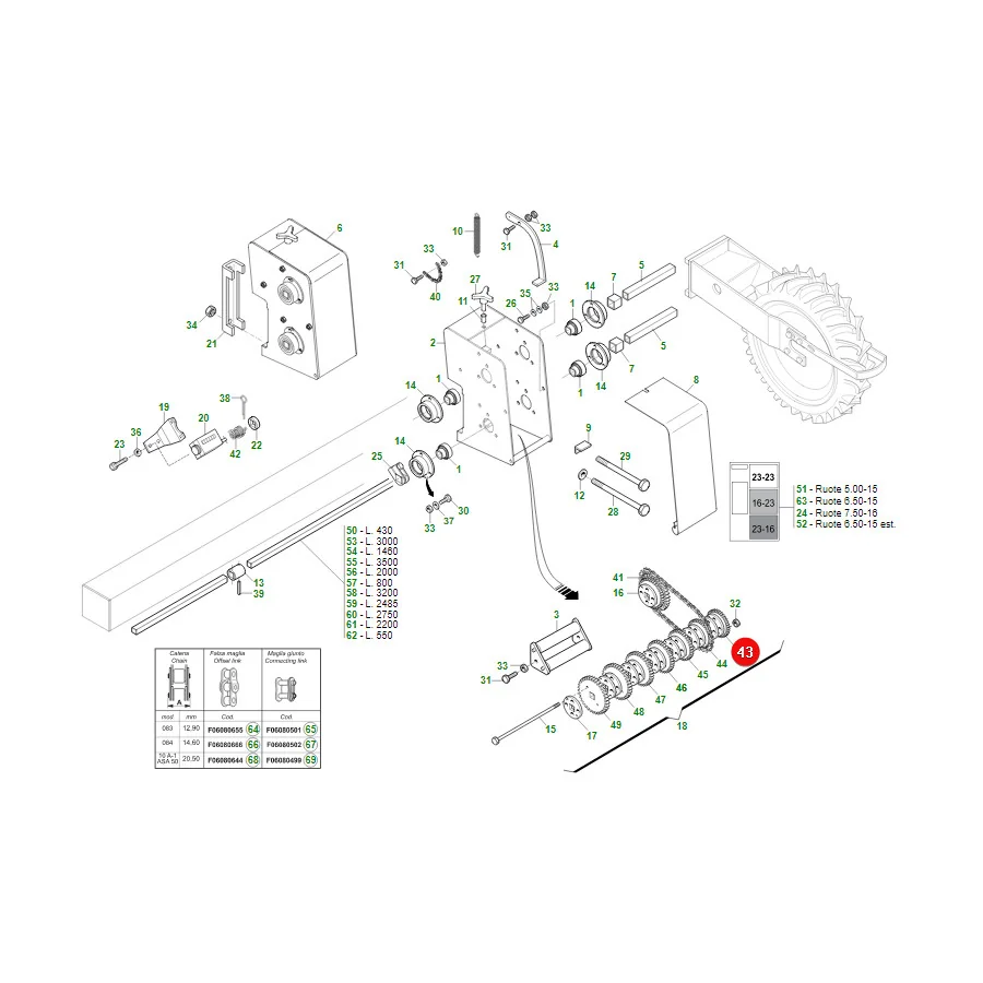 Maschio Gaspardo - G66248162R - Gear Z17