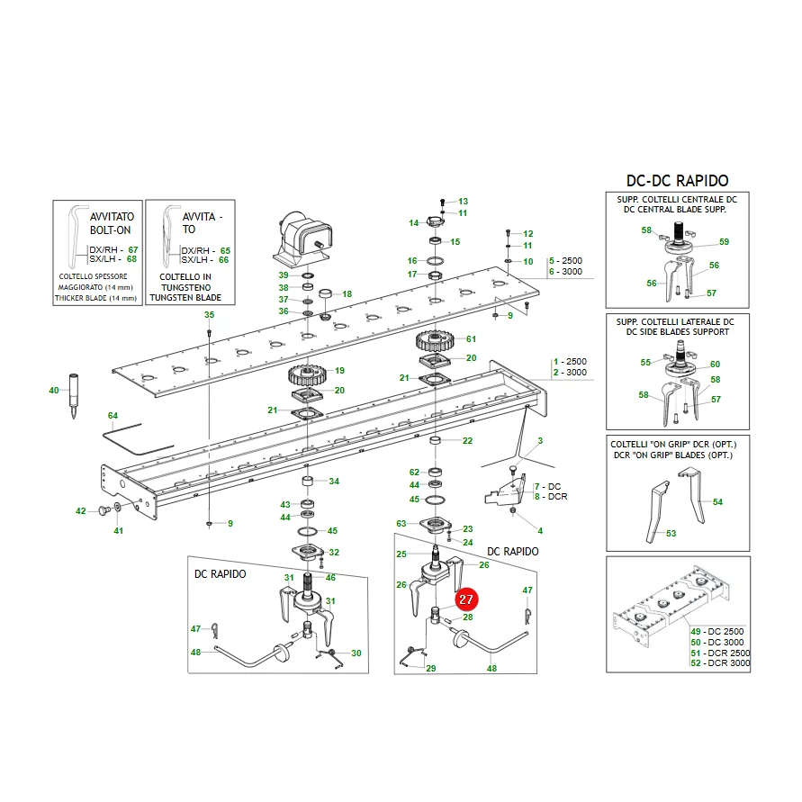 Maschio Gaspardo - M36100394R - Pin