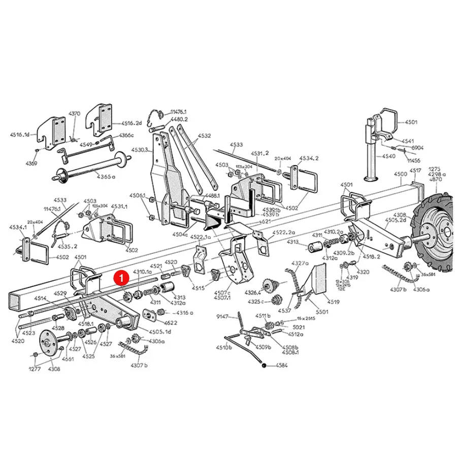 Monosem - MN20006140 - Right Gear Of The Claw Clutch
