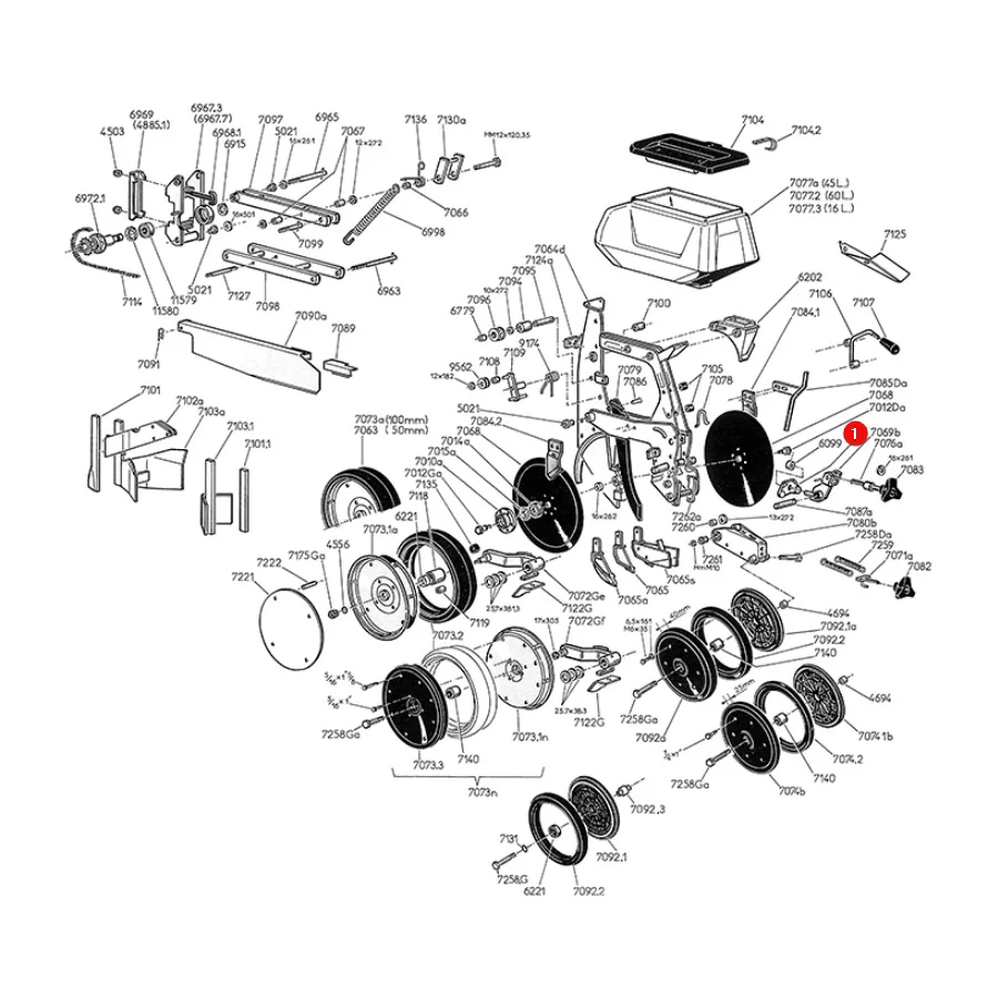 Monosem - MN30047068 - Sowing Section Bracket