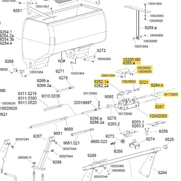 Monosem - MN65014015 - Fertilizer Metering Unit Assembly 65014006