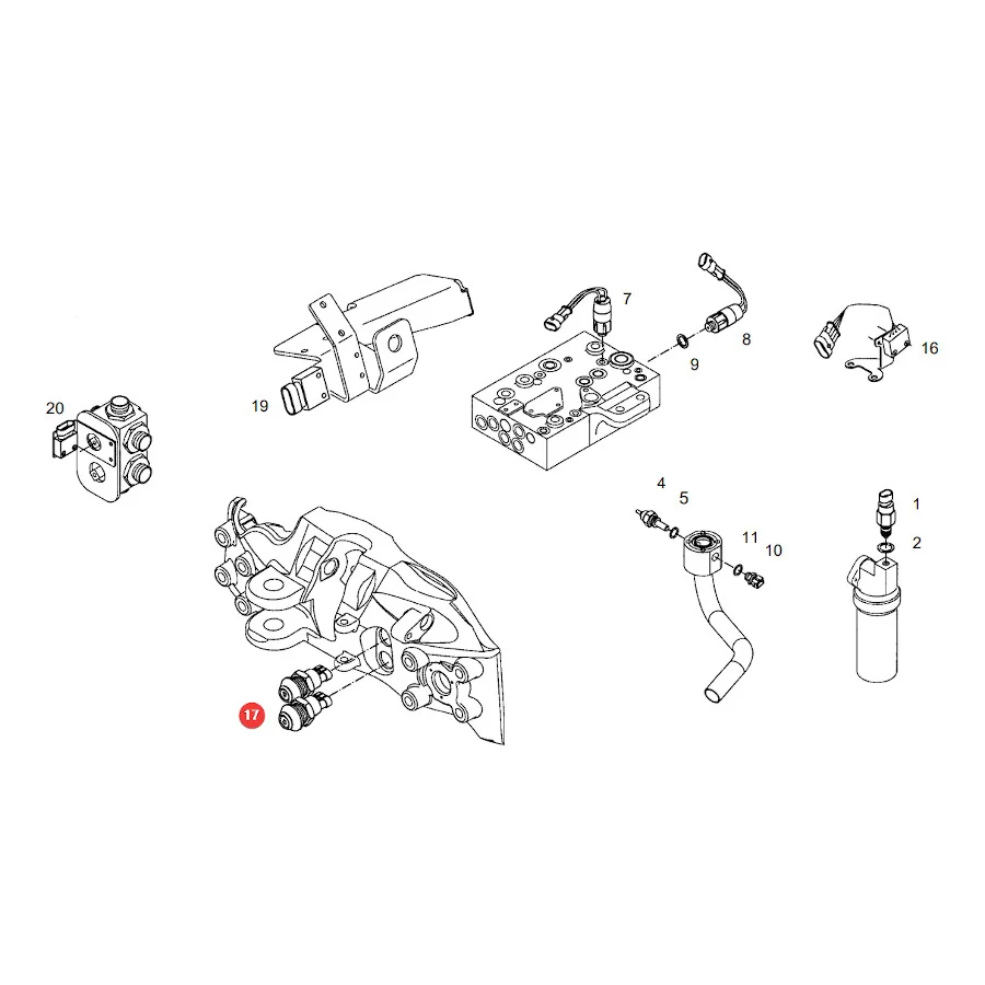 Pneutron - 50760074 - Lowering Switch Fendt