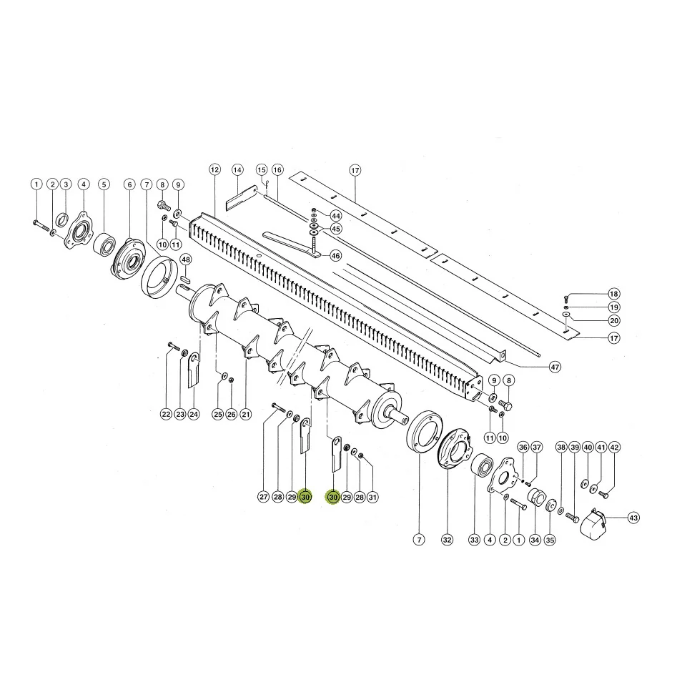 Rasspe - 736872.12 - Claas Movable Chopper Knife