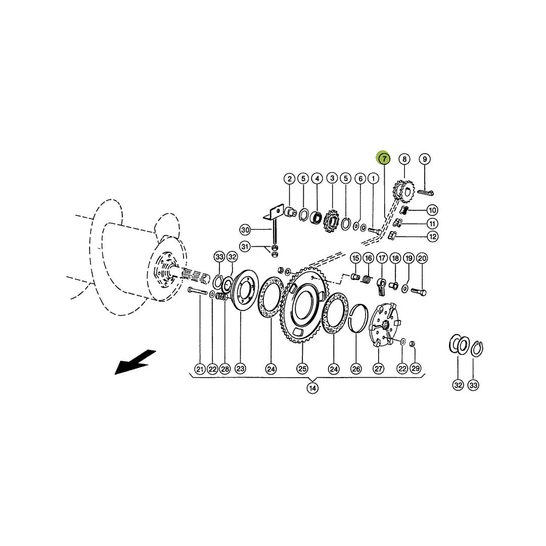 Rollon - 608745.41 - Claas Elevator Snake Drive Chain