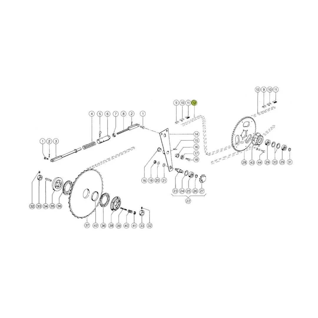 Rollon - 650193.41 - Claas Drive Chain For Forage Harvester