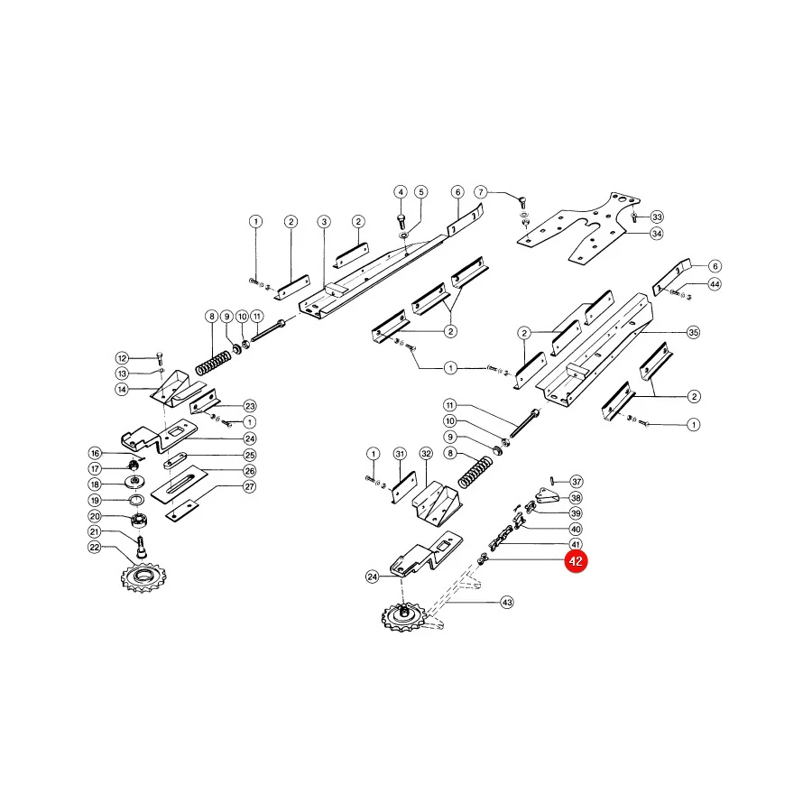 Rollon - CA2801-POLSPINKA.41 - Chain Half-Link Claas 523335.2