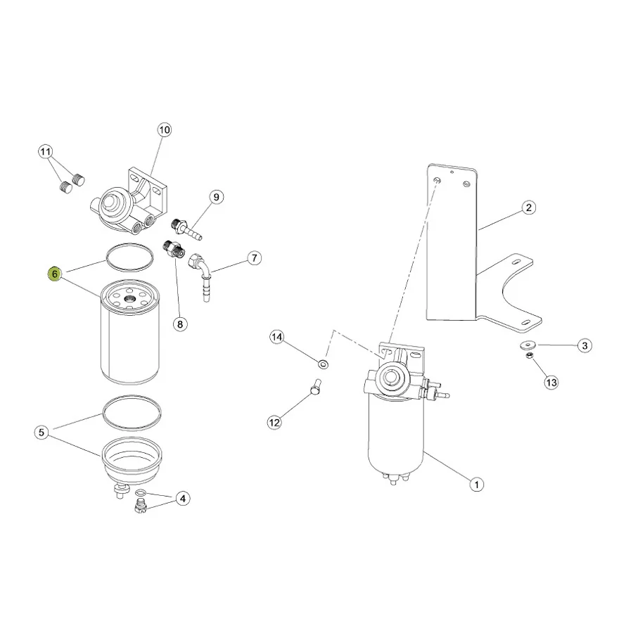 SF-Filter - SK3808 - Fuel Filter