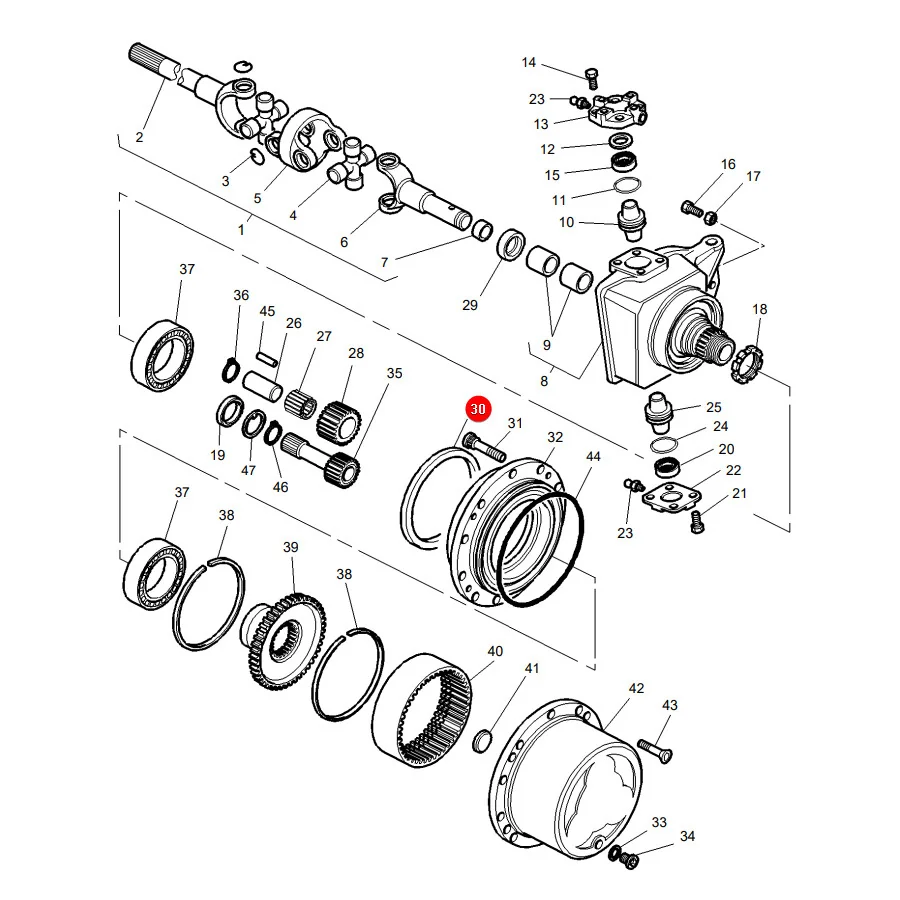 Simrit - SI12019114 - Sealing Ring 210 x 240 x 16/18