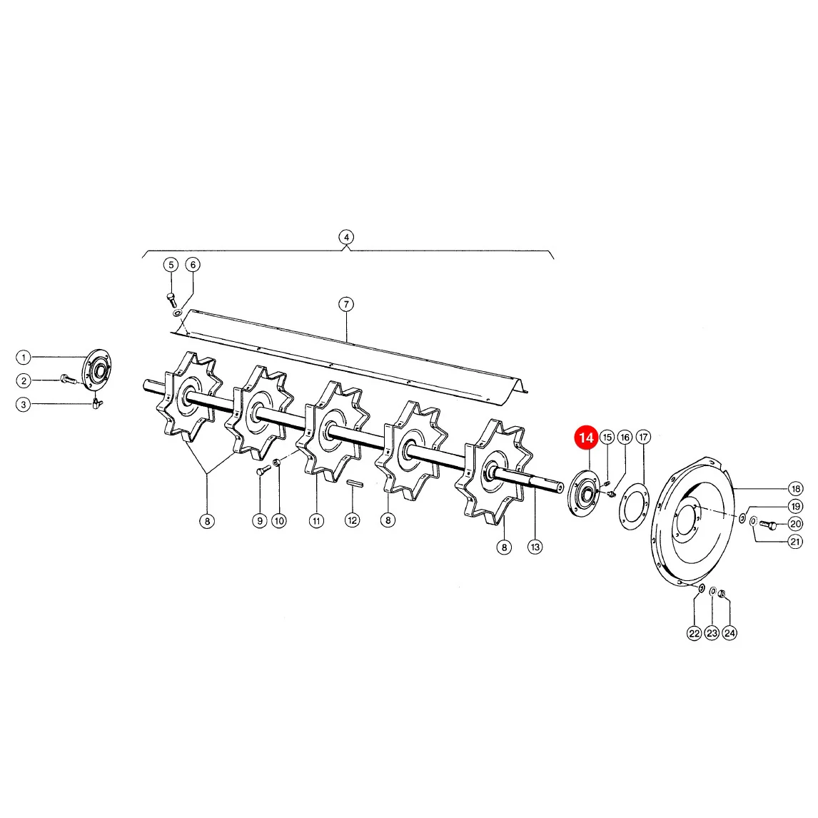 SNR - 687301.02 - Bearing Housing Claas