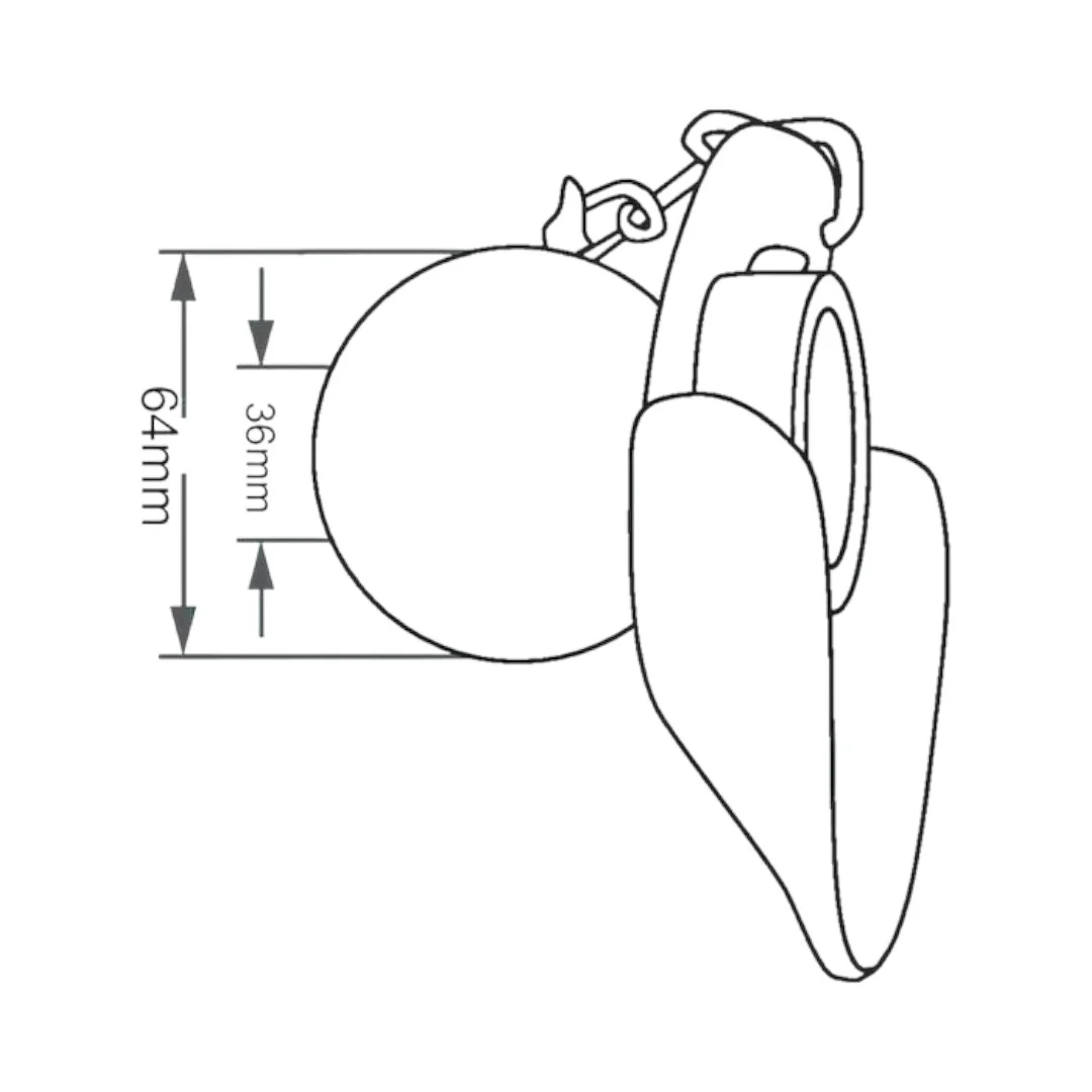 Sparex - S.148200 - Ball With Flange Cat. 3/3