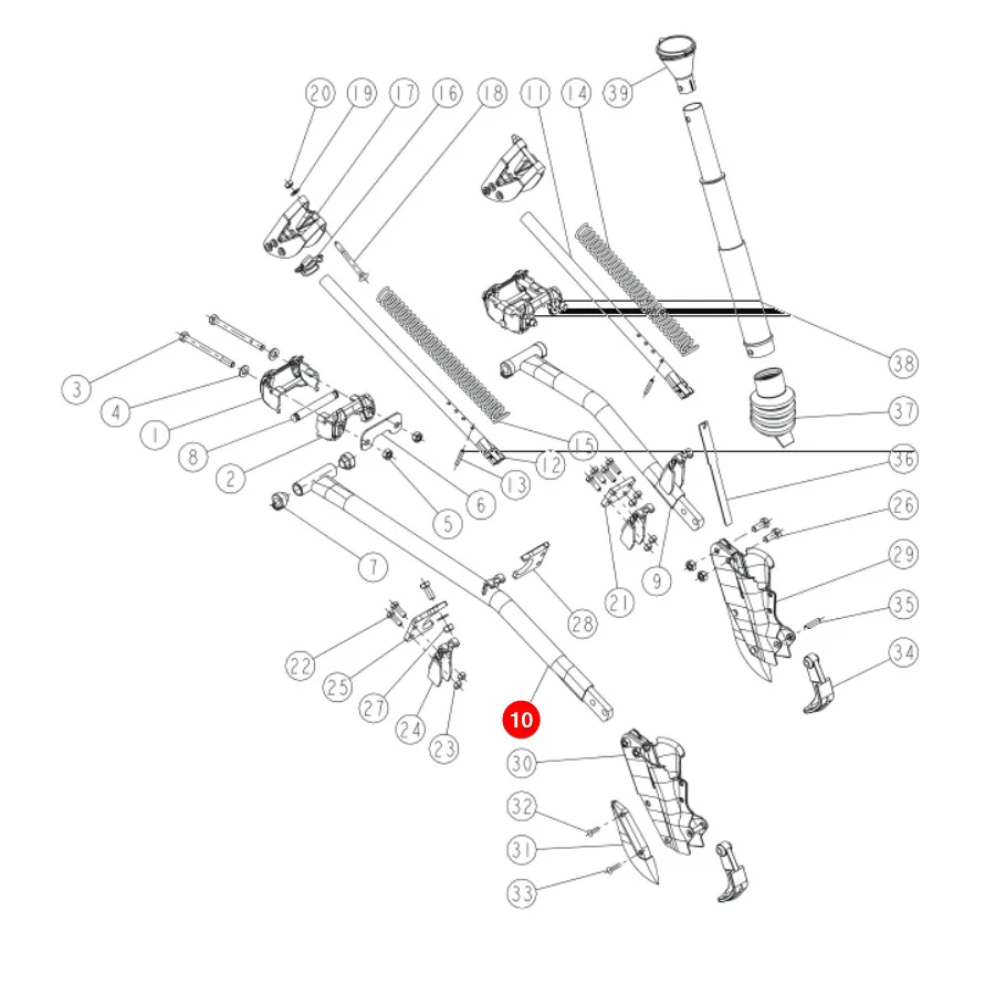Sulky - SL916166 - Seeding Section Arm