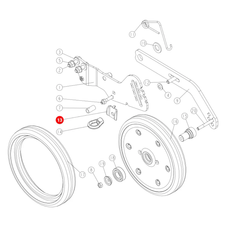 Sulky - SL962224 - Mounting Bracket