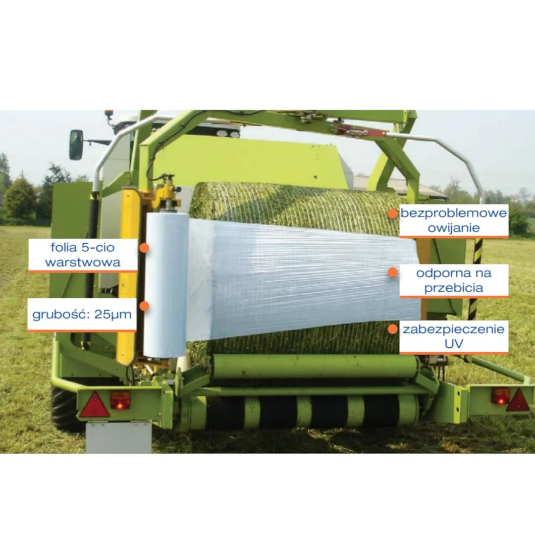 Tama - AK500-1800B/TM - Silage Wrap Film CoverWrap 500mm x 1800m White