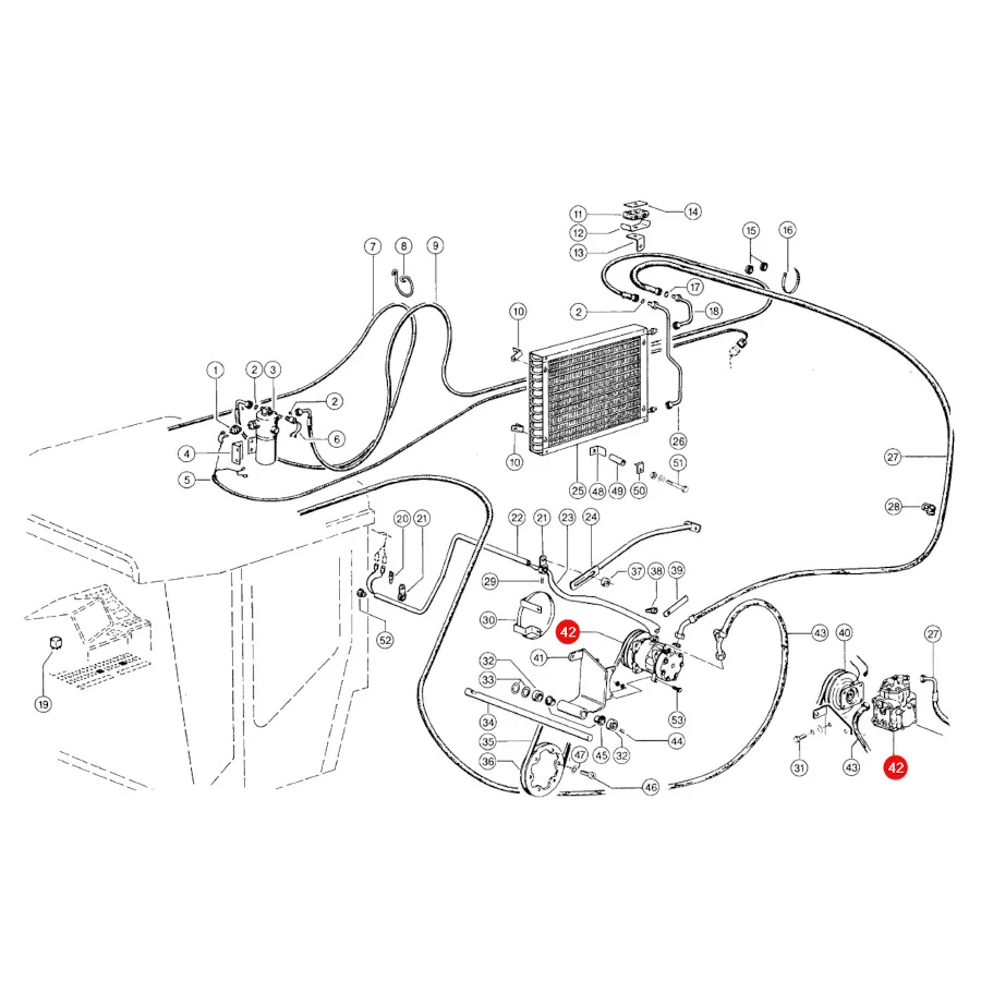 TCCI - ET210R-25192 - Claas Air Conditioning Compressor