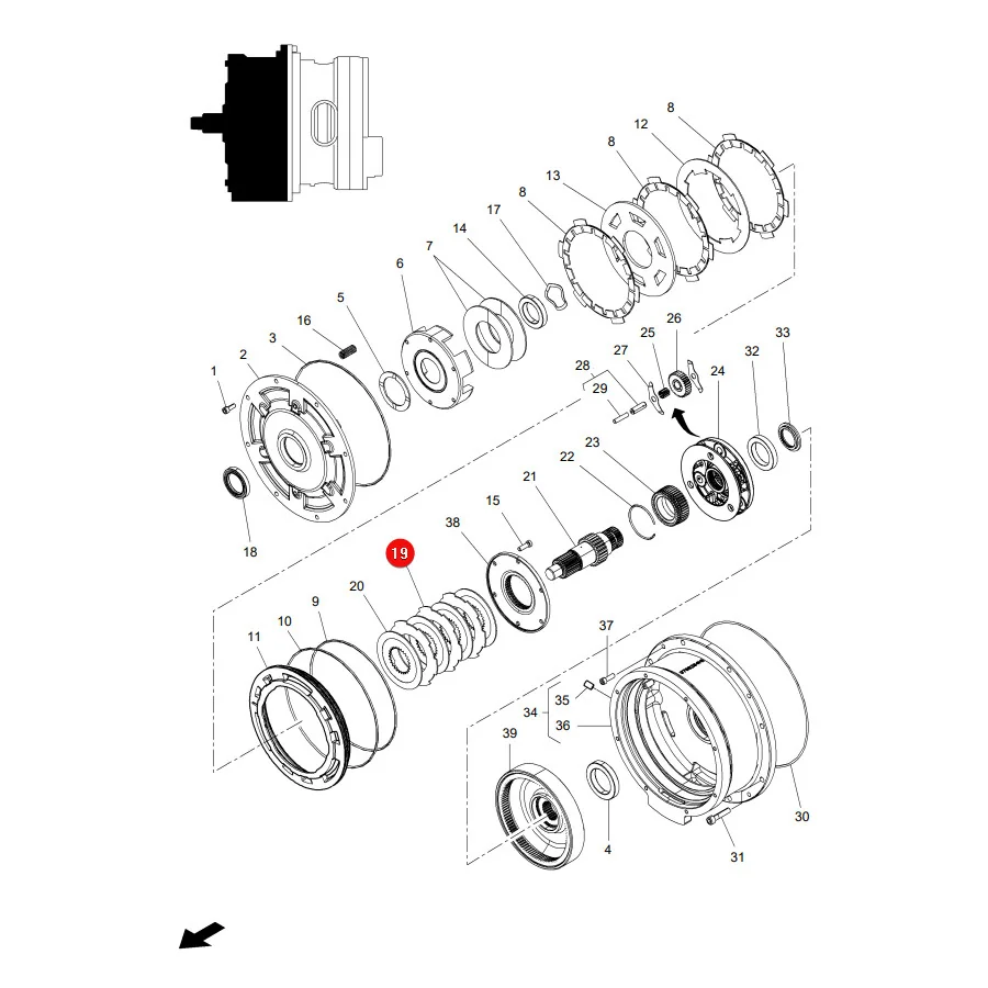 TVH - 30/316-190 - Massey Ferguson Friction Disc Spacer