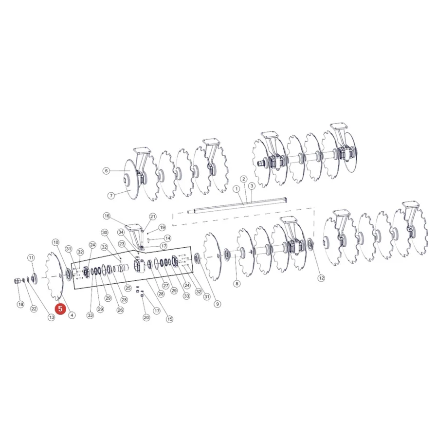 Unia - 1279/43-103/0 - Toothed Disc For Brony Disc, Fi 660 mm X 6 mm,