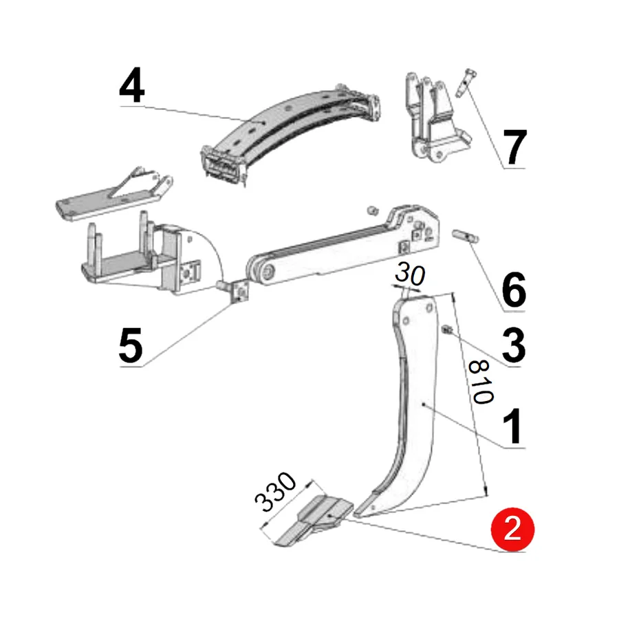 Unia - 1435302000 - Subsoiler Chisel Grudziadz