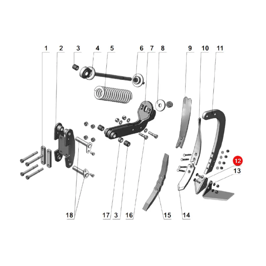 Unia - 2160203020 - Right Undercutter Cross