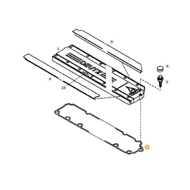 Victor Reinz - 71-33083-00 - Valve Cover Gasket Fendt