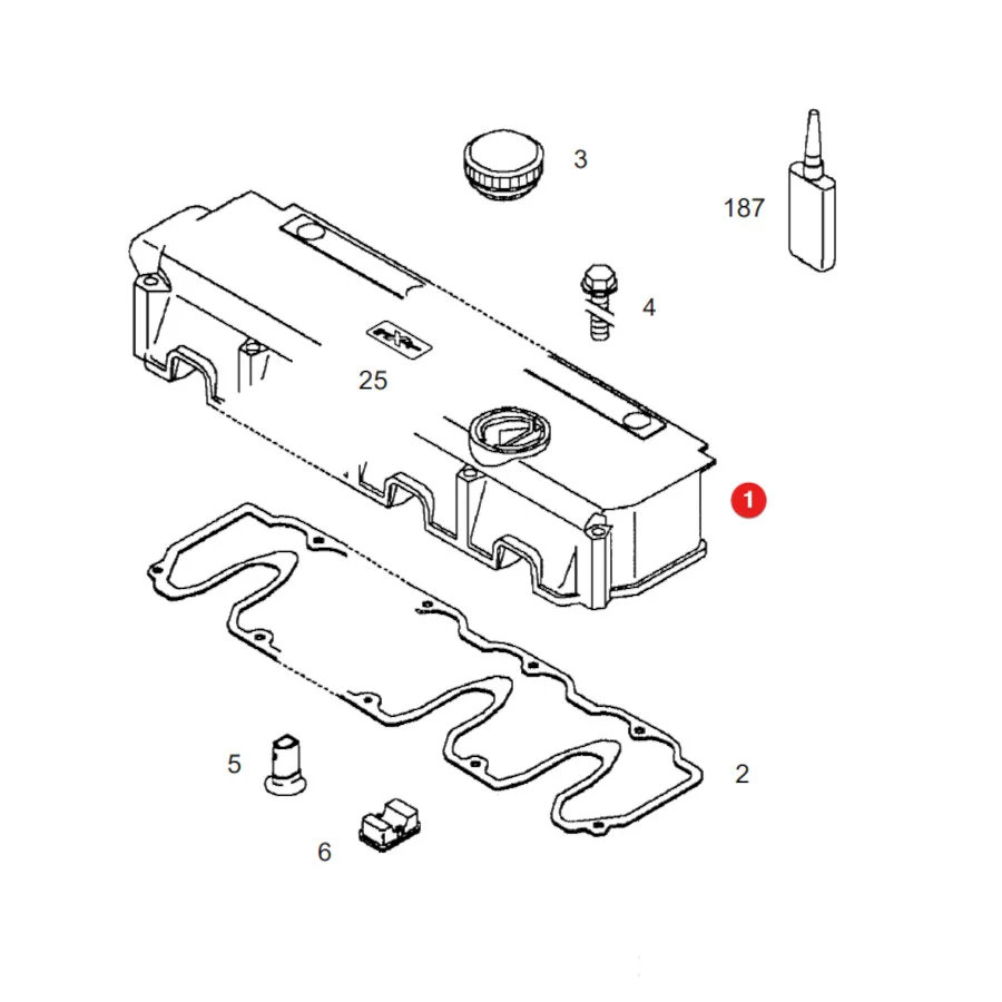 Victor Reinz - 71-34871-00 - Fendt Valve Cover Gasket