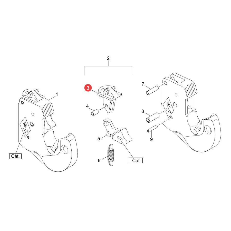 Walterscheid - 1202399 - Lever Type C1 Cat.3L:3