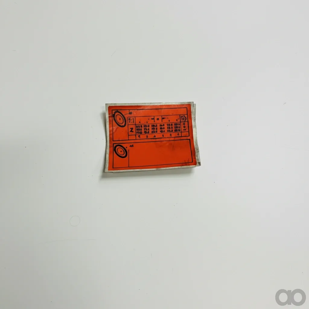 Amazone-917617 - Adjustment table foil F. (917617)