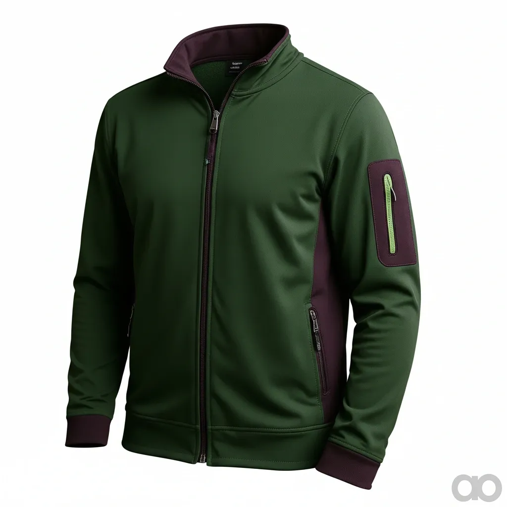 Amazone-ml1015 - Men's Work Knit Fleece Jacket (Ml1015)