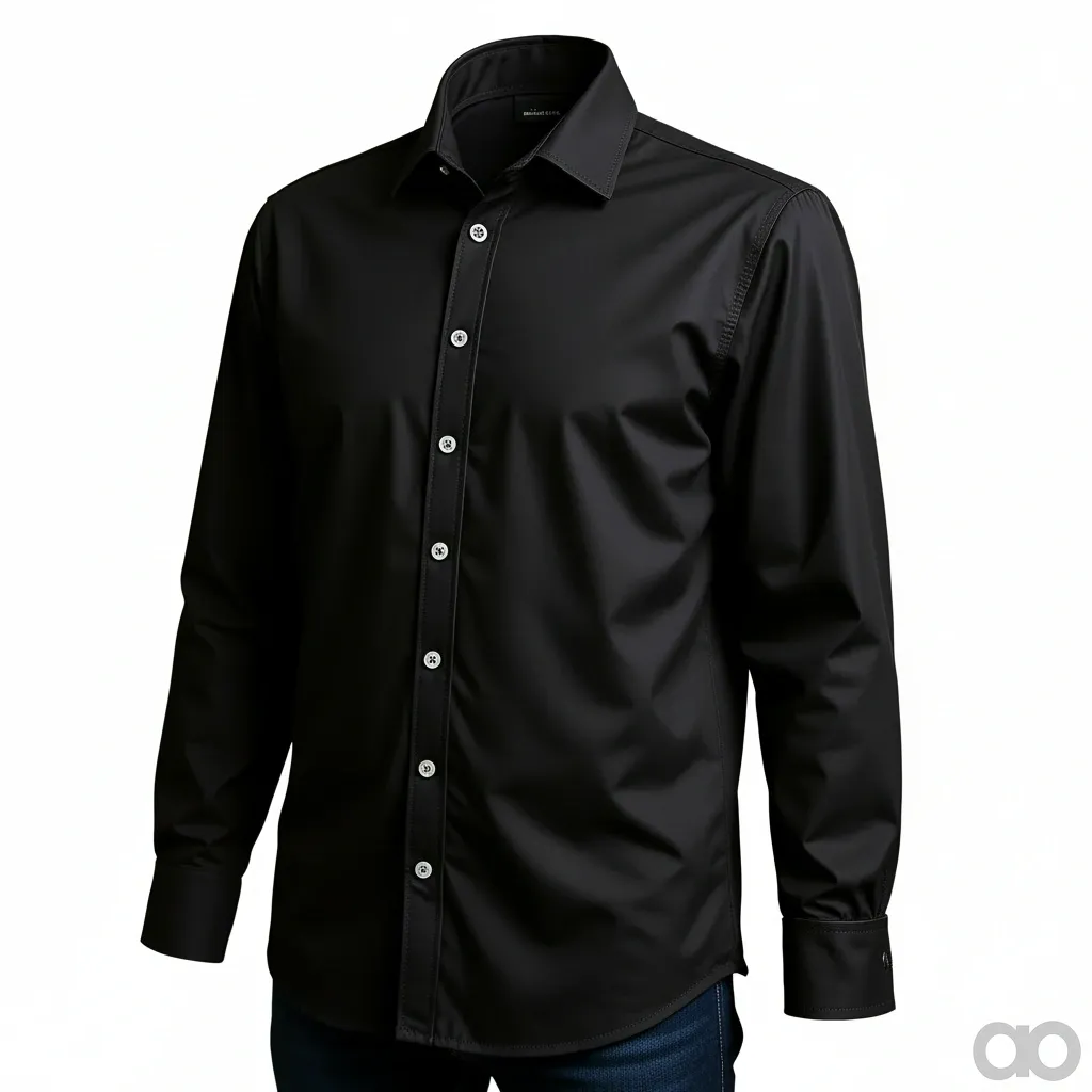Amazone-ml799 - Black Shirt Size S (38) (ML799)