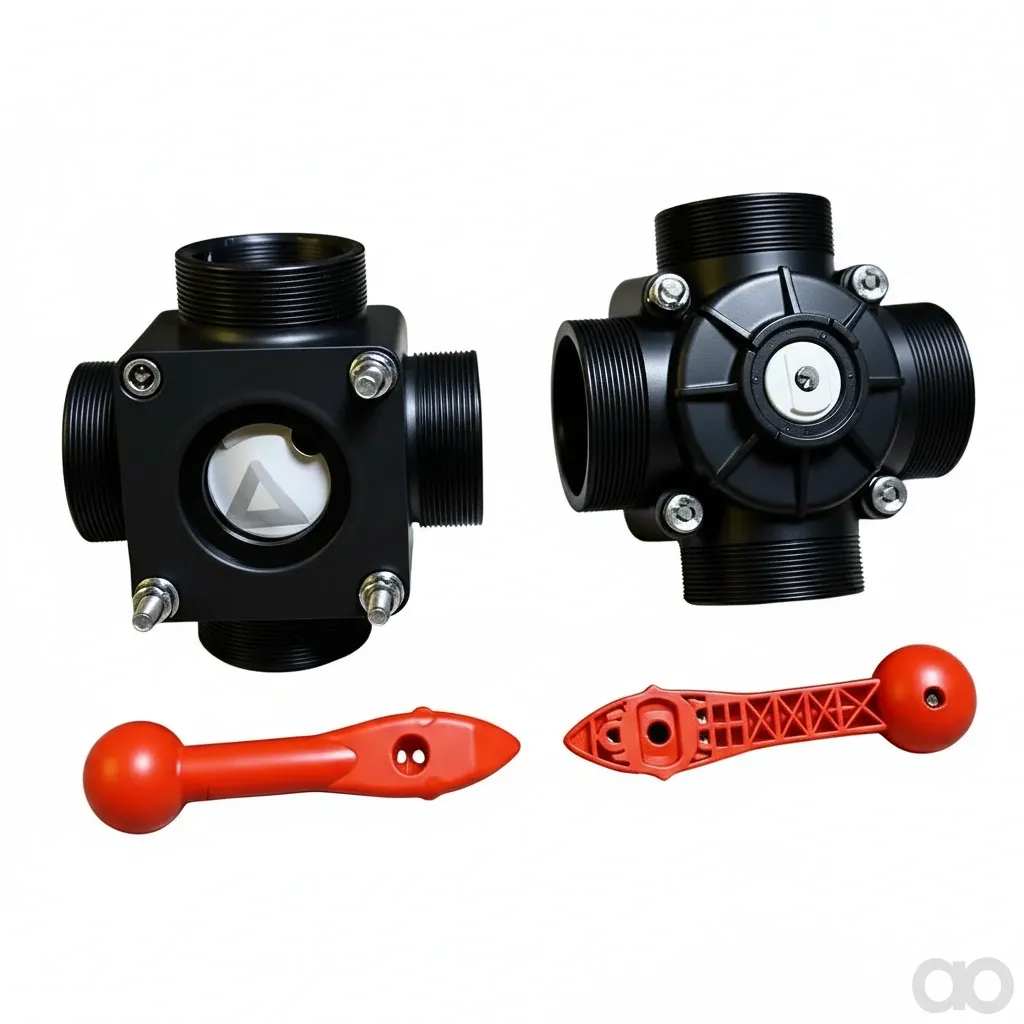Amazone-zf595 - 5-way ball valve 2-inch O.flans (Zf595)