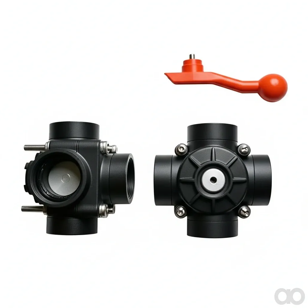AMAZONE - ZF654 - 5-Way Ball Valve 2 Inch