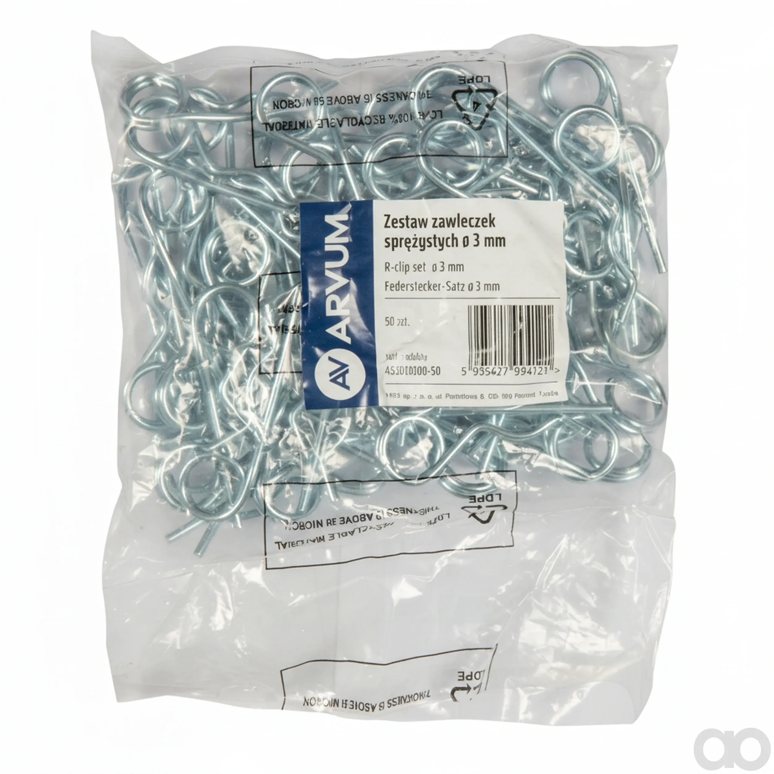 ARVUM - 495010009-50 - R-clip set ø 3 mm ARVUM
