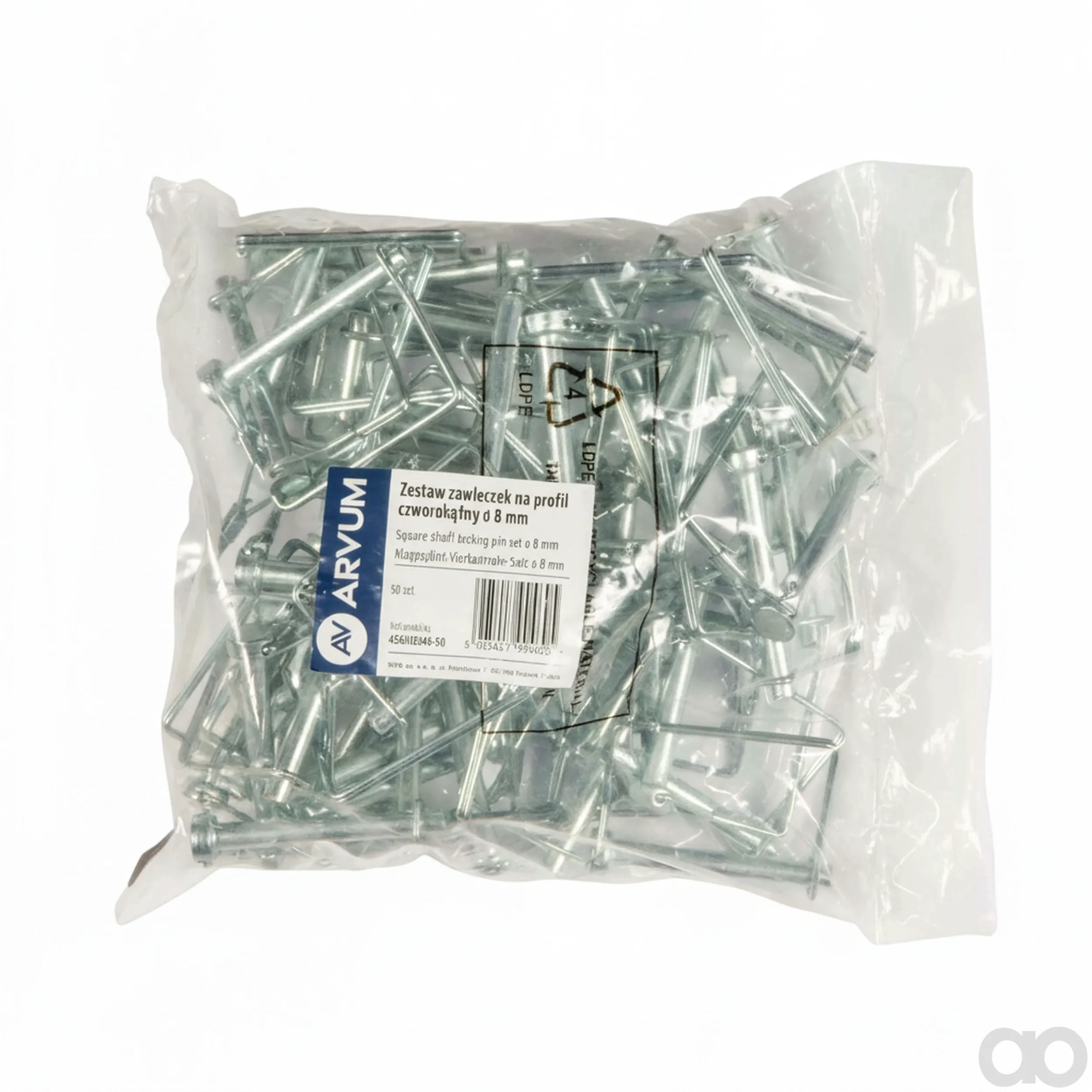 ARVUM - 495010040-50 - Square shaft locking pin set ø 8 mm ARVUM