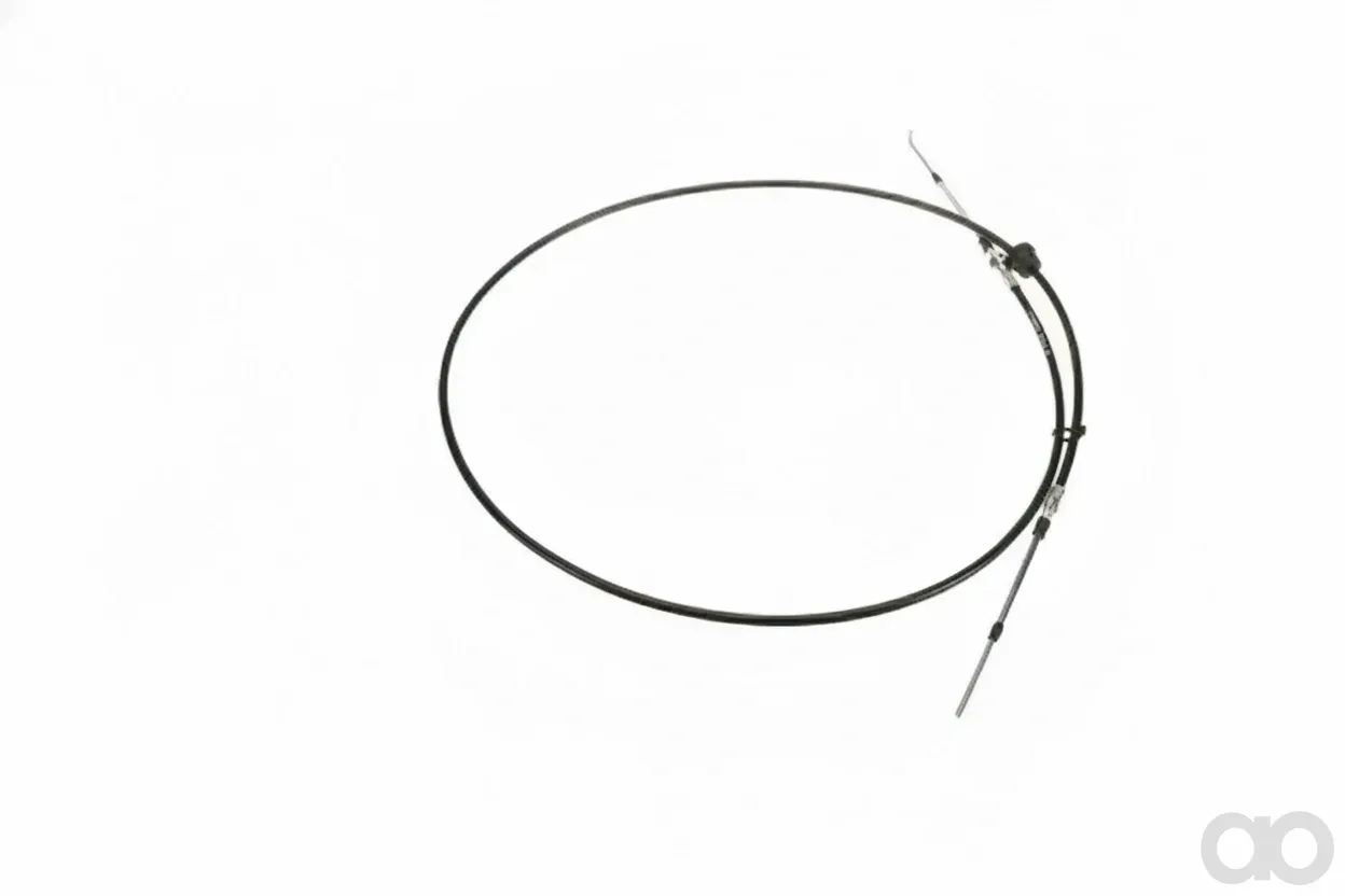 Case IH - 1267688C3 - Hand Throttle Control Cable - Cadmium-Plated - 2525 mm L