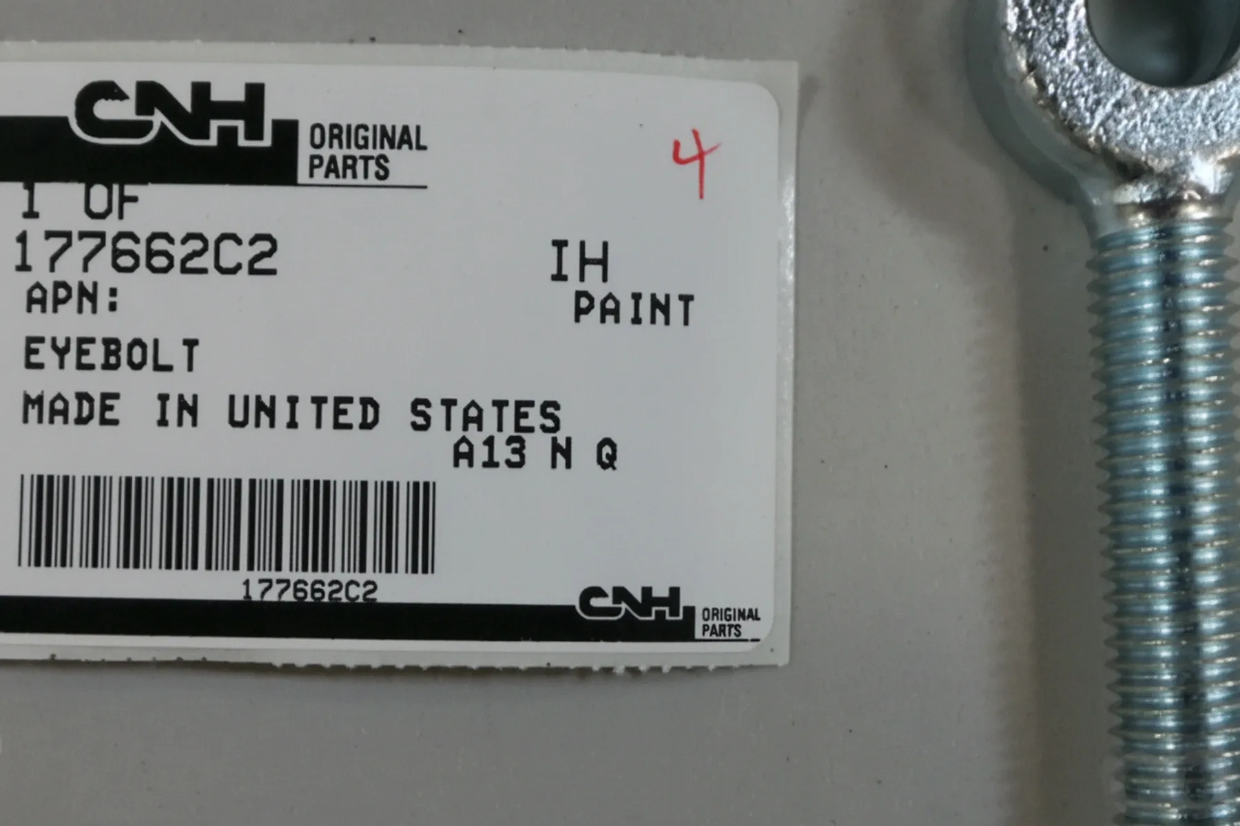 Case IH - 177662C2 - Eye Bolt