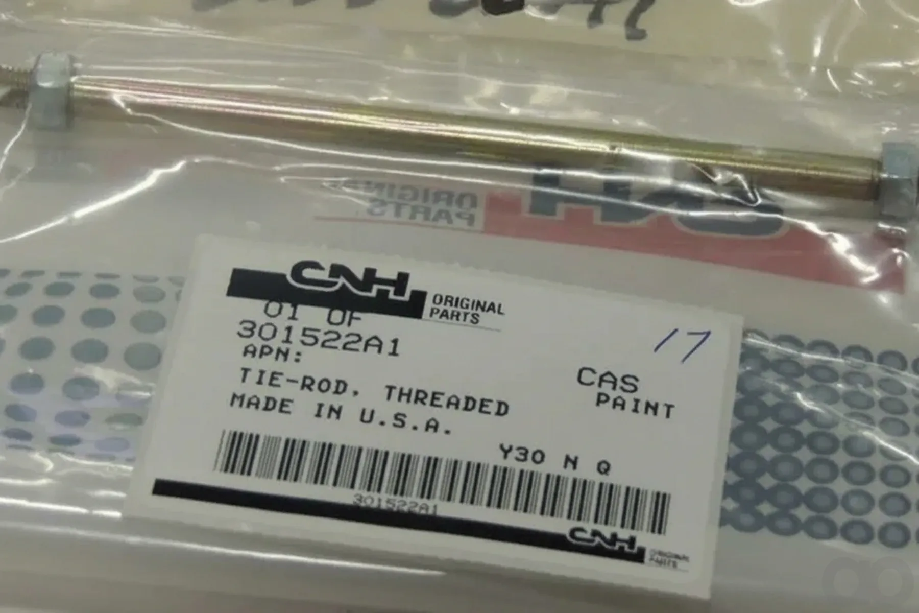 Case IH - 301522A1 - Tie-Rod, Threaded