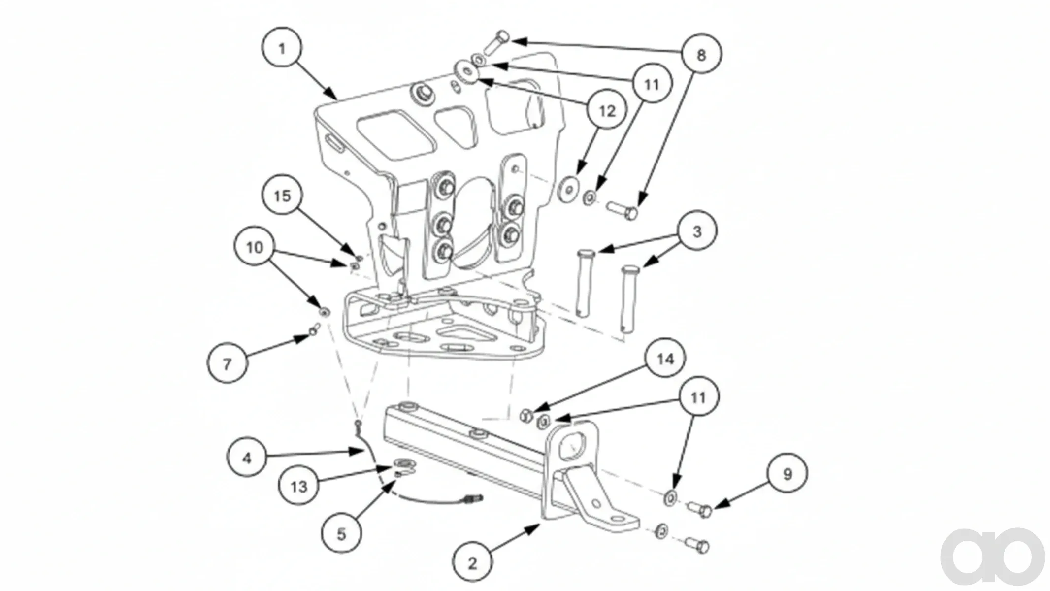 Case IH - 47986579 - Trailer Hitch