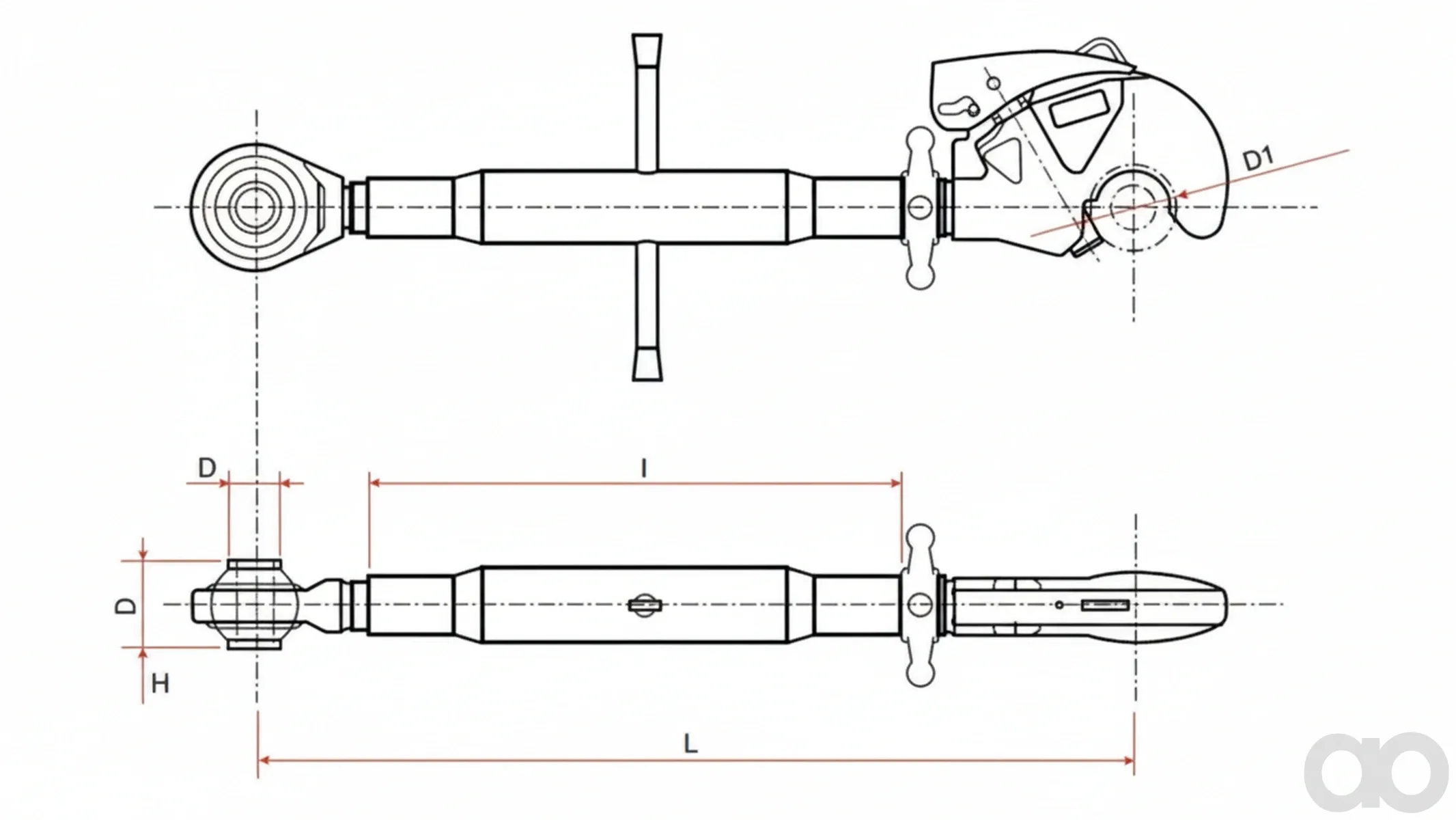 Case IH - 73325368 - Upper Link