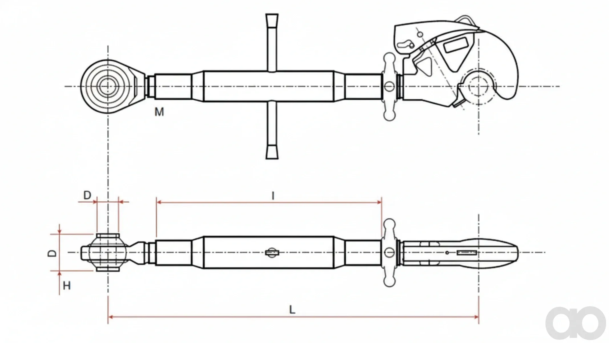 Case IH - 73325373 - Upper Link