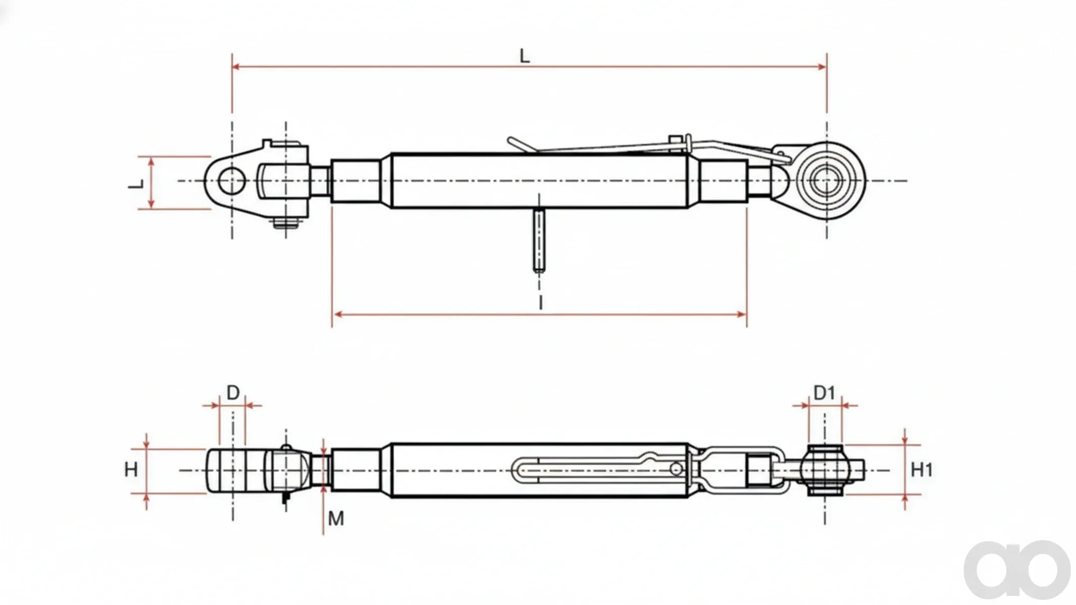 Case IH - 73325374 - Upper Link