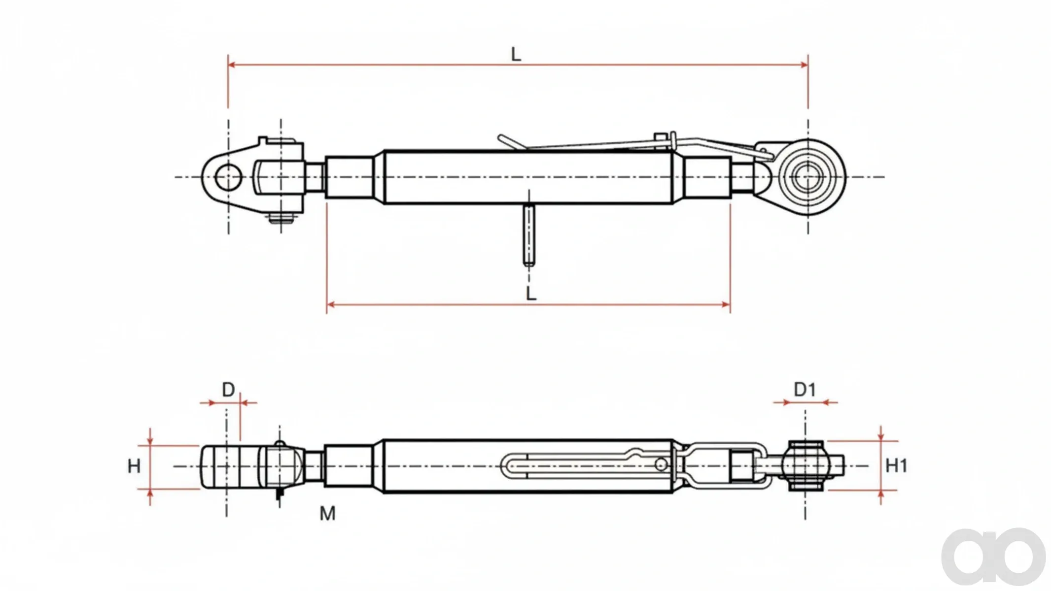 Case IH - 73325377 - Upper Link
