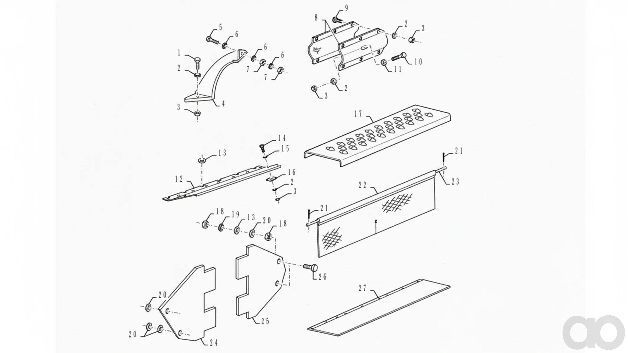 Case IH - 742796 - Diaphragm Set, Chopper