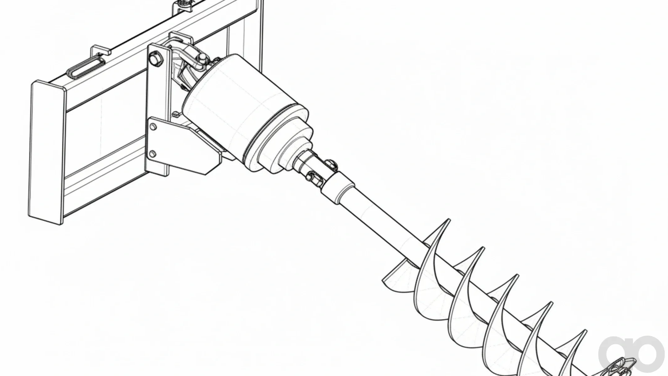 Case IH - 87042591 - X1475R256 Auger Drive Unit - 2 9/16"