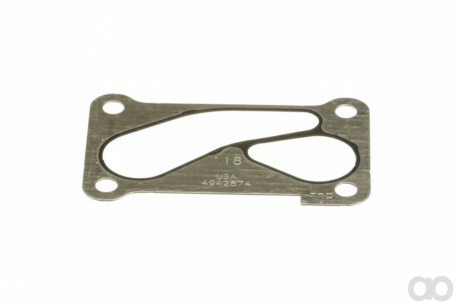 Case IH - 87612306 - Corrosion Resistor Gasket - 123.5 mm L x 76.5 mm W x 1.15 mm Thk