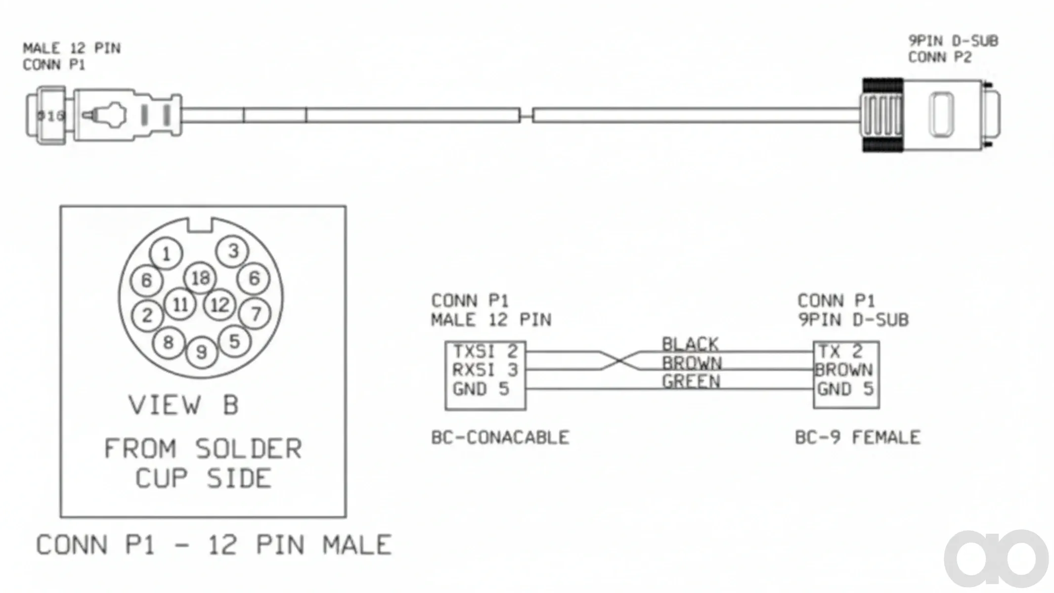 Case IH - ZTN43353 - Cable