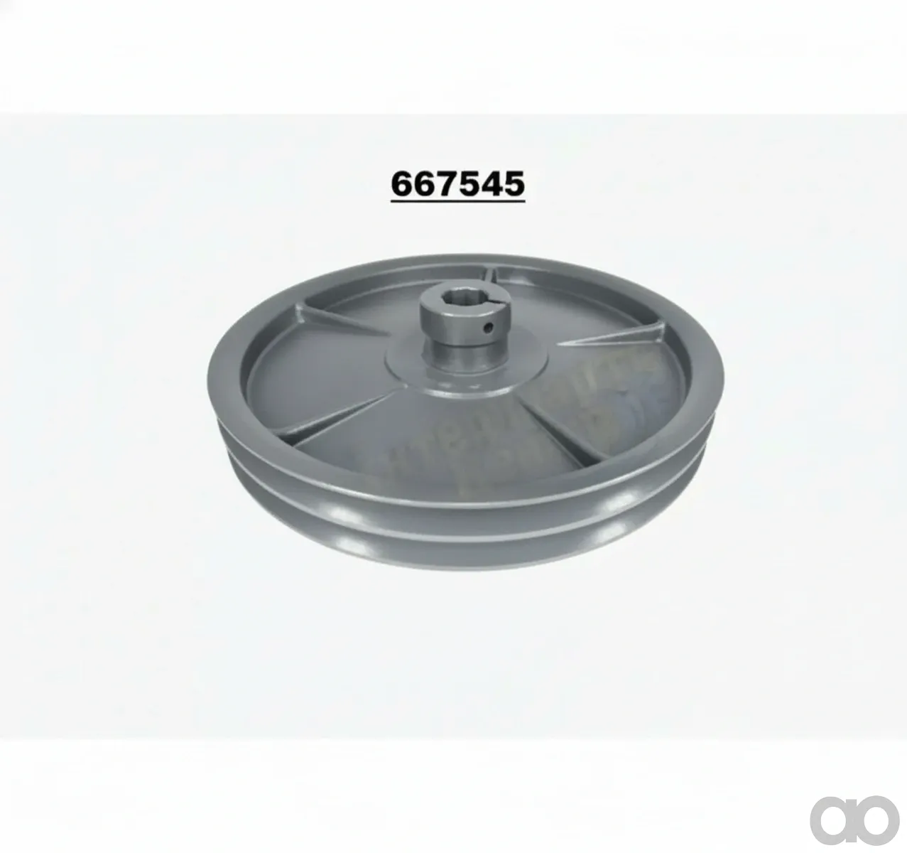 Claas - 0006675453 - DOUBLE BELT PULLEY FOR LEXION 4 CONVEYOR DRIVE