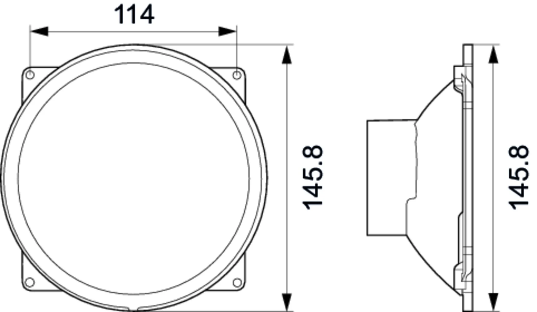 HELLA - 1A3 997 262-037 - Headlight, M133, 12V