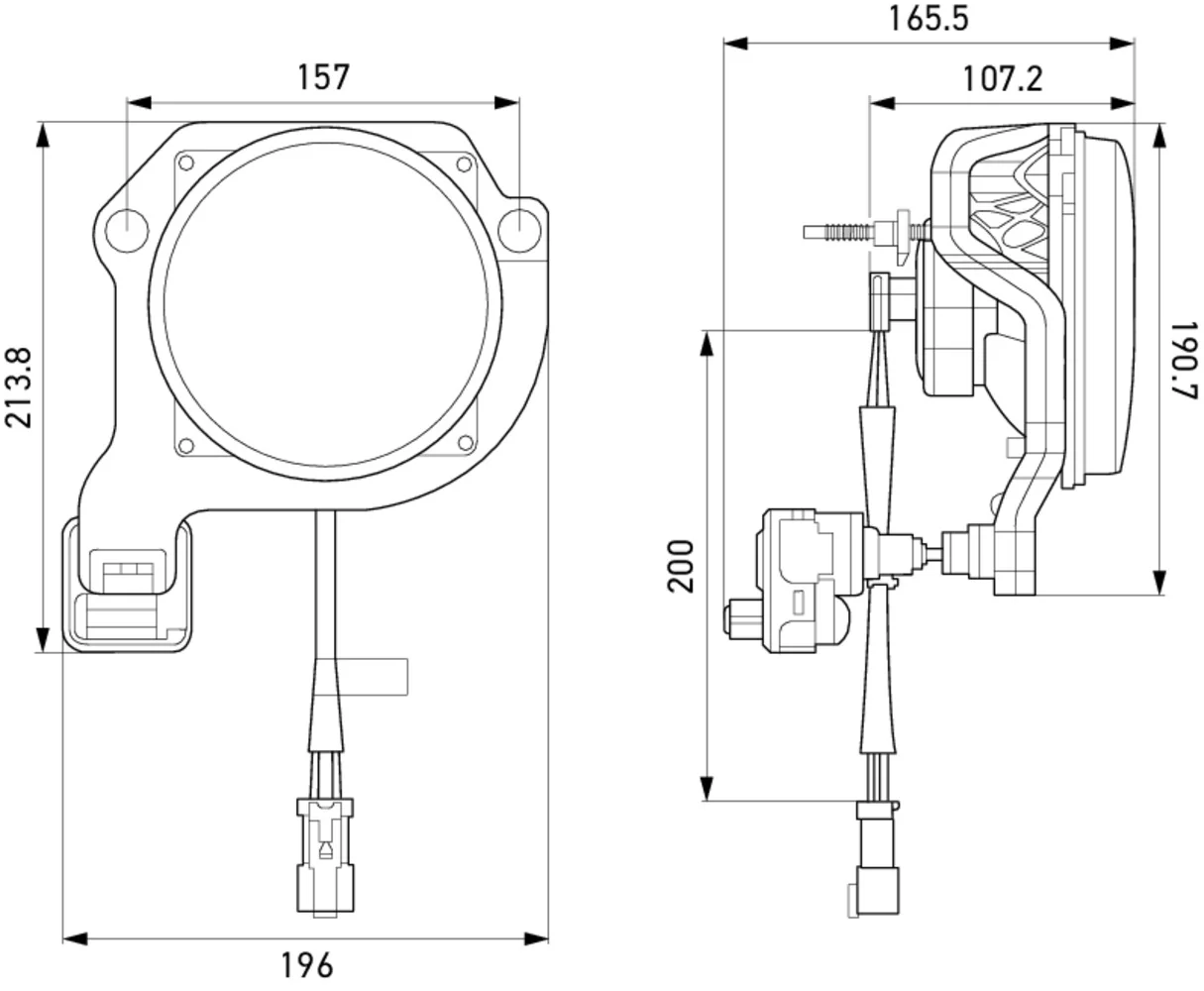 HELLA - 1A3 997 262-037 - Headlight, M133, 12V