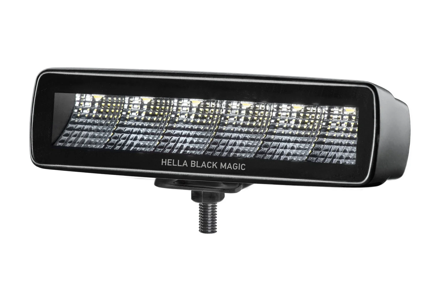 HELLA - 1FB 358 176-201 - LED-High Beam Headlight, Black Magic Edgeless Mini Lightbar 6.2", 12/24V, 200